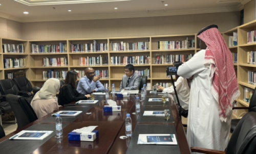 宋忠平接受沙特科研与知识交流中心专访